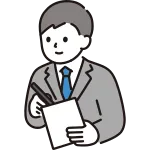 Business Person Male Taking Notes SVG Icon